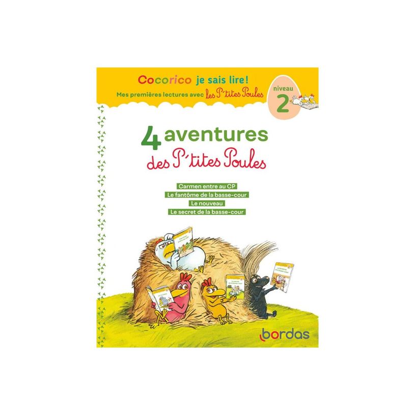9782047359754-Cocorico Je sais lire! 1ères lectures : les P'tites Poules - 4 aventures Niveau 2-P_405116298_5-2