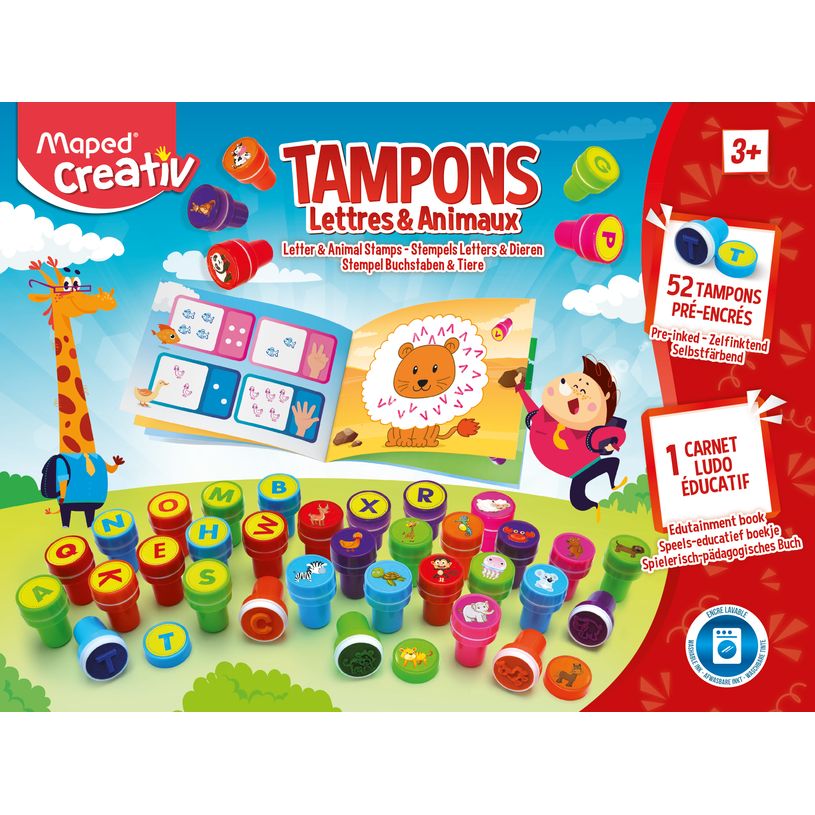 3028760415770-Maped Creativ _ Coffret 52 tampons Lettres & Animaux-P_405116524_1-0