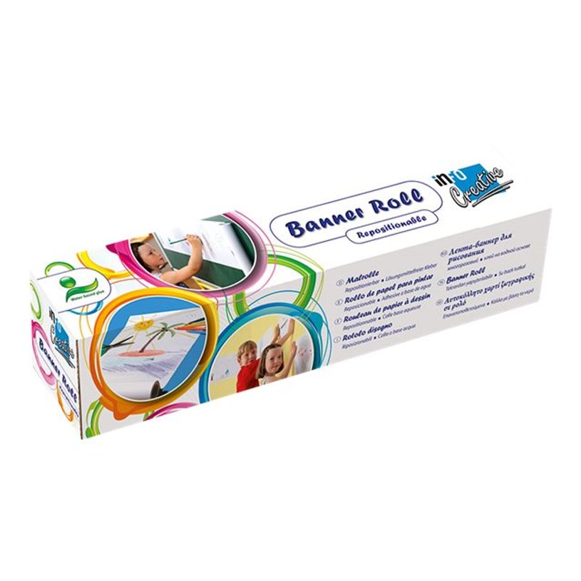 4011169589127-Info Creative - Rouleau de coloriage - 30 cm x 12,2 m - blanc-P_405116548_1-0