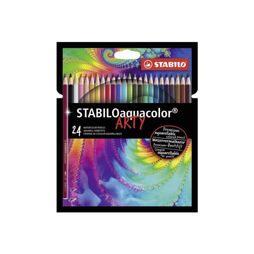 4006381547208-STABILO Aquacolor Arty - 24 Crayons de couleur aquarellables-P_405116600_1-0