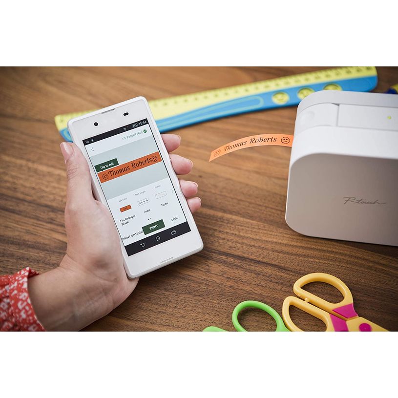 4977766801102-Brother PT-P300BT Cube - Étiqueteuse - imprimante d'étiquettes monochrome - impression p-P_405116636_5-4