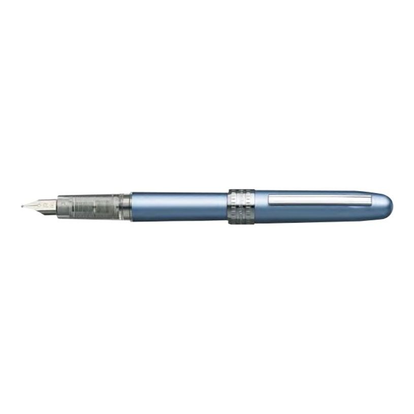 4977114911613-Platinum Plaisir - Stylo plume pointe moyenne - bleu givré-P_405116646_1-0