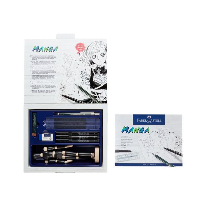 4005401671527-Faber-Castell Manga Starter Set - Kit d'apprentissage pour technique manga-P_405116649_3-2