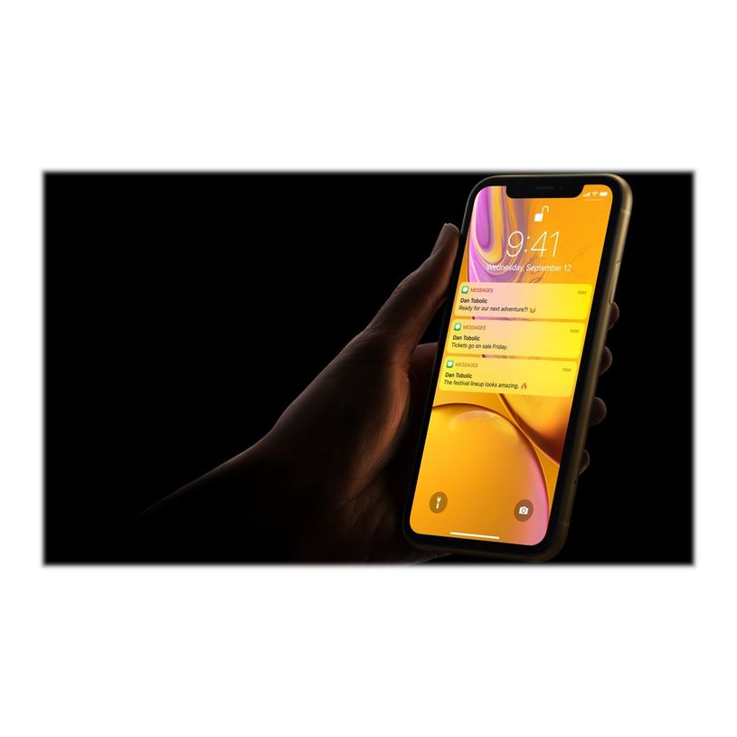 3701083036548-Apple iphone XR - smartphone reconditionné grade A - 4G - 128 Go - jaune-P_405116700_1-5