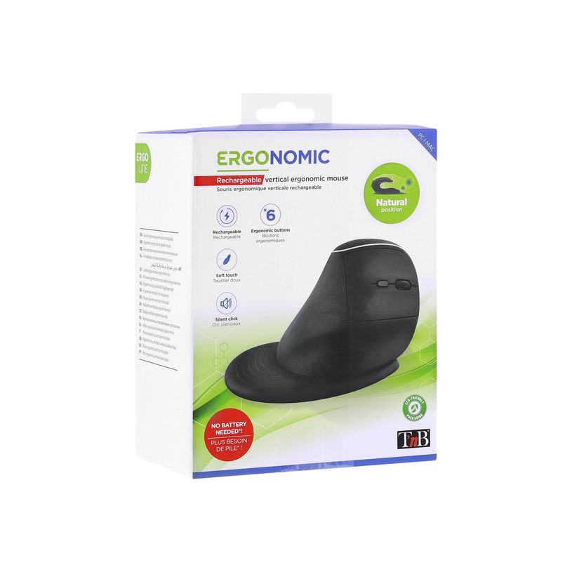 3303170096901-T'nB Ergo Line - souris sans fil ergonomique rechargeable - noir-P_405116766_2-5