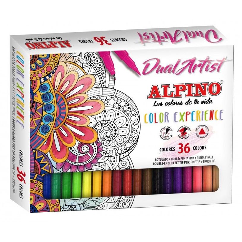 8413240598916-ALPINO Color Experience - Crayon-feutre - permanent - couleurs assorties - 0.7 mm / 2.9 mm-P_405116922_2-0
