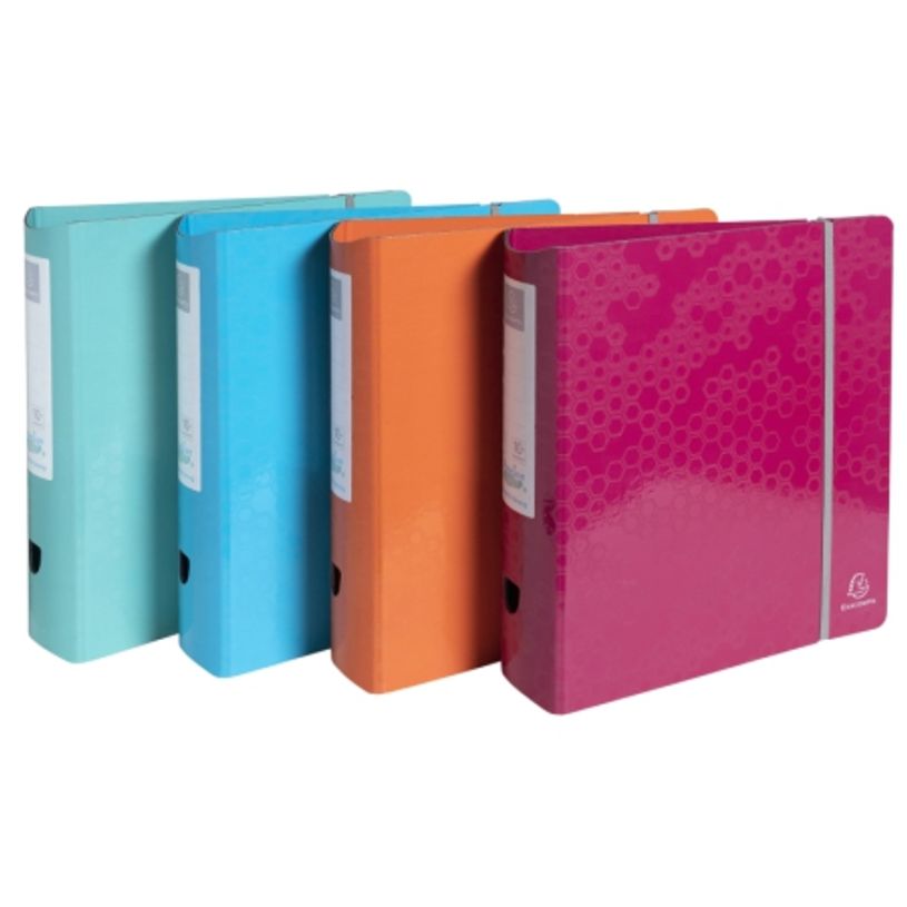 3130630534105-Exacompta MAÏA - Classeur à levier - Dos 80 mm - A4 - pour 760 feuilles - disponible dans différente--0
