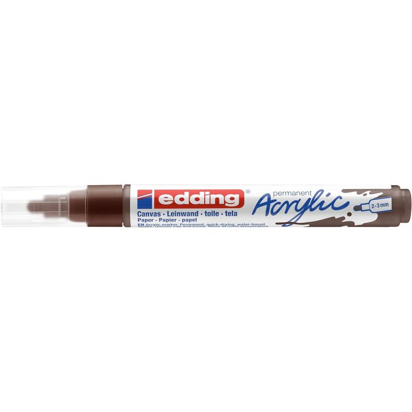 4057305027221-Edding 5100 - Marqueur acrylique - chocolat-P_405117055_2-1