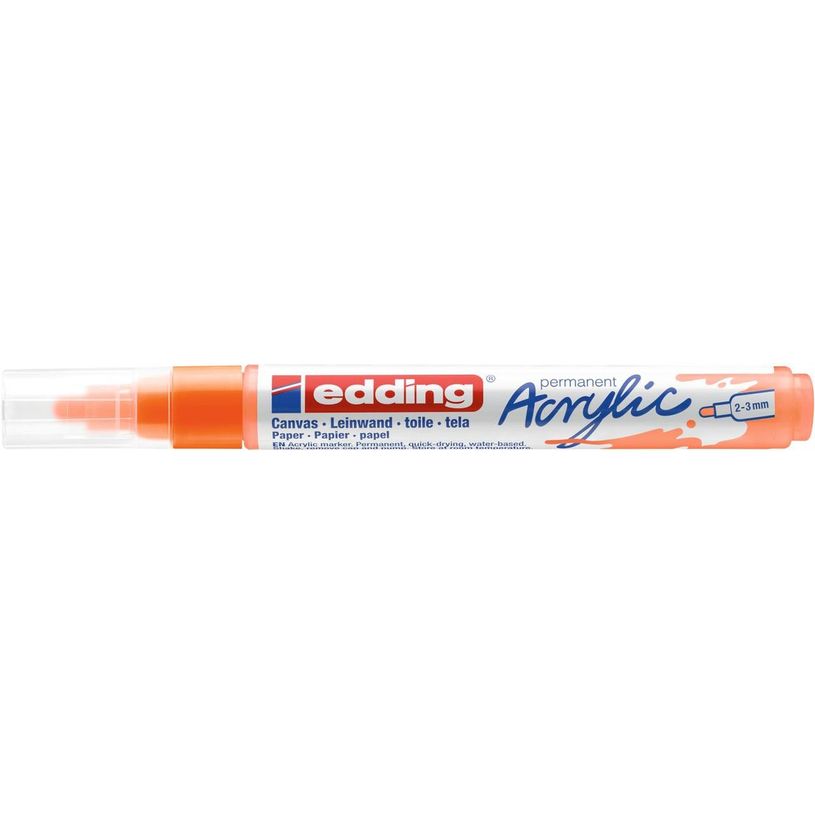 4057305027405-Edding 5100 - Marqueur acrylique - orange fluo-P_405117072_2-1