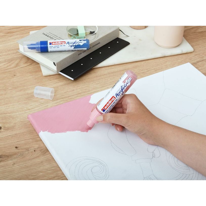 4057305026651-Edding 5000 - Marqueur acrylique - orange fluo-P_405117119_8-7