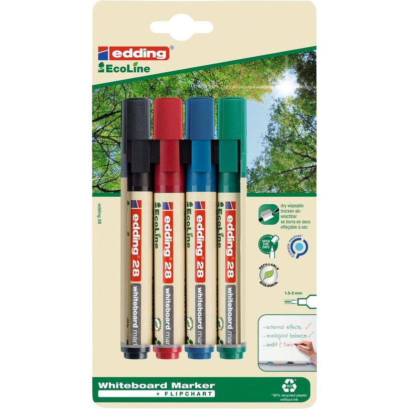 4004764934232-Edding EcoLine 28 - 4 Marqueurs effaçables - couleurs assorties-P_405117156_2-1