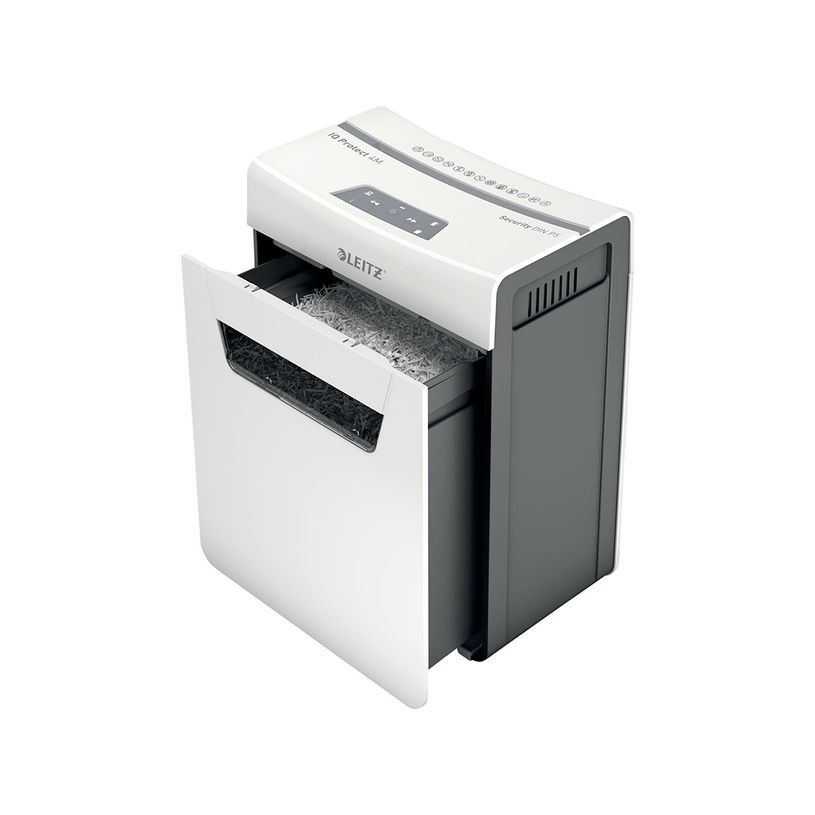 4002432127191-Leitz IQ Protect 4M - destructeur de documents coupe croisée - 4 feuilles - Corbeille 14 -P_405117163_4-1