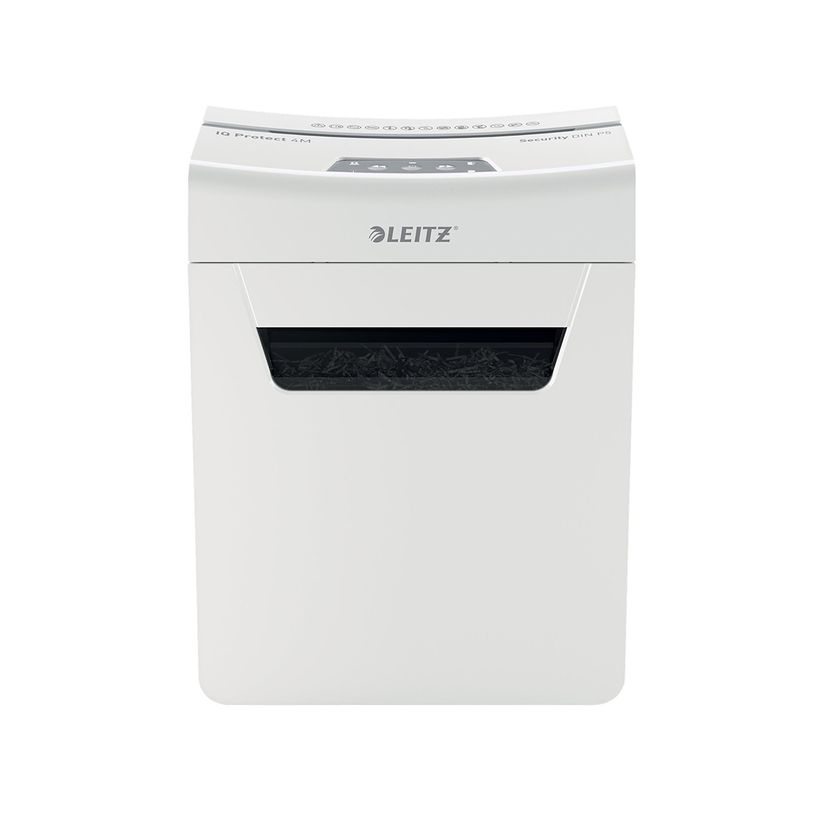 4002432127191-Leitz IQ Protect 4M - destructeur de documents coupe croisée - 4 feuilles - Corbeille 14 -P_405117163_5-2