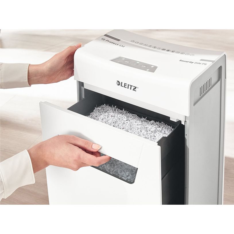 4002432127207-Leitz IQ Protect 6M - destructeur de documents coupe croisée - 6 feuilles - Corbeille 18-P_405117164_10-7