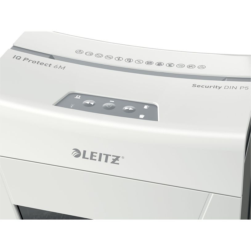 4002432127207-Leitz IQ Protect 6M - destructeur de documents coupe croisée - 6 feuilles - Corbeille 18 -P_405117164_5-2