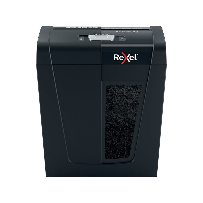 5028252615273-Rexel Secure X8 - destructeur de documents coupe croisée - 8 feuilles - Corbeille 14 litr-P_405117166_3-1