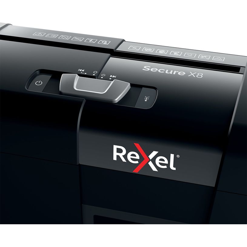 5028252615273-Rexel Secure X8 - destructeur de documents coupe croisée - 8 feuilles - Corbeille 14 litr-P_405117166_6-4