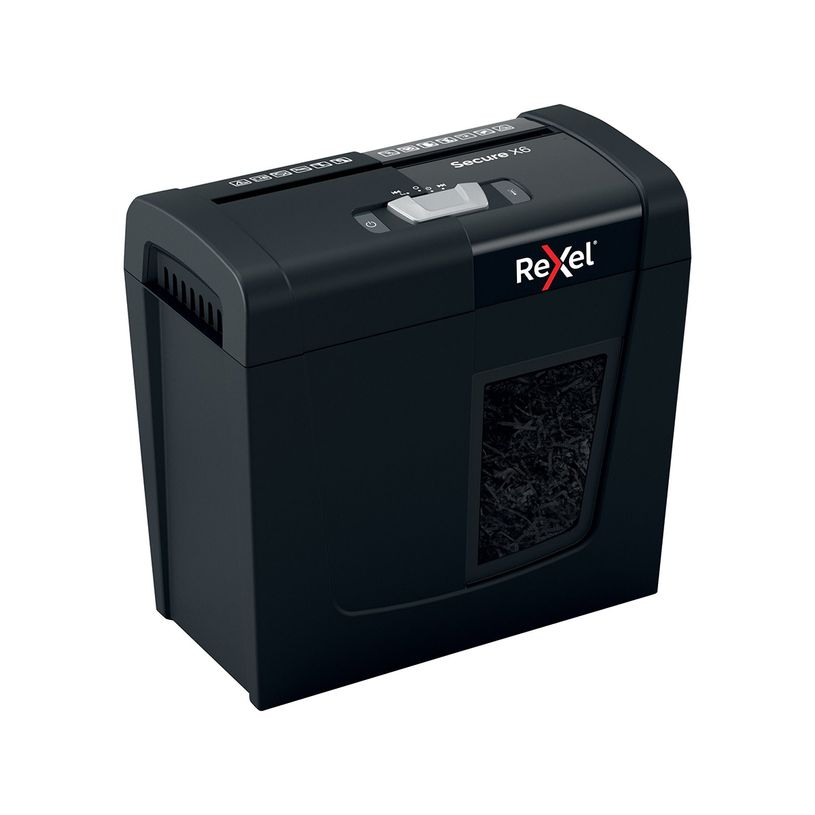 5028252615266-Rexel Secure X6 - destructeur de documents coupe croisée - 6 feuilles - Corbeille 10 litr-P_405117167_8-6