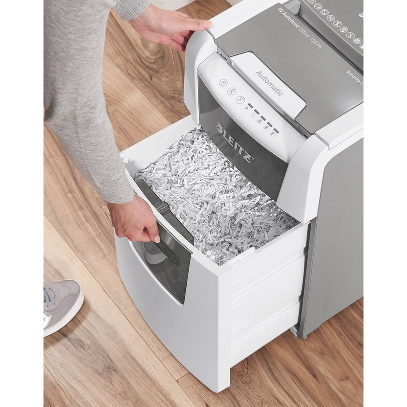 4002432124107-Leitz IQ AutoFeed Office 150 P4 - destructeur de documents coupe croisée - 150 feuilles -P_405117172_13-7