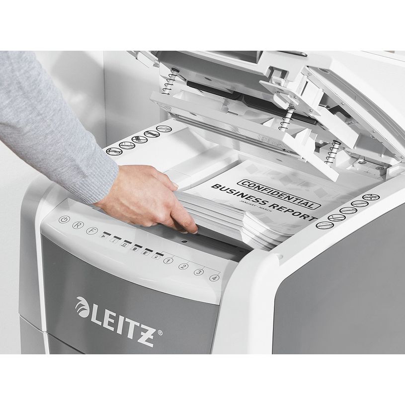 4002432124121-Leitz IQ AutoFeed Office 300 P4 - destructeur de documents coupe croisée - 300 feuilles -P_405117173_16-9