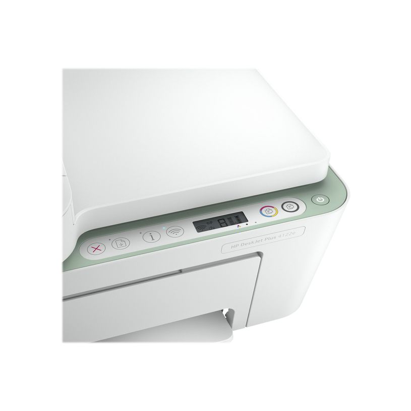 195161618222-HP DeskJet Plus 4122e All-in-One - Imprimante multifonctions - couleur - jet d'encre - A4 (210 x 297 mm) (original) - A4/Legal (support) - jusqu'à 6 ppm (copie) - jusqu'à 8.5 ppm (impression) - 60 feuilles - 14.4 Kbits/s - U-P_405117189_11-6