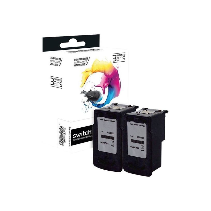 3700654295421-Cartouche remanufacturée Canon PG-560XL/CL-561XL - pack de 2 - noir, couleur (cyan, magen-P_405117342_2-1