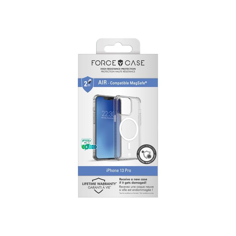 3571211467953-Force Case - coque de protection pour Iphone 13 Pro - Compatible MagSafe - transparent-P_405117350_5-4