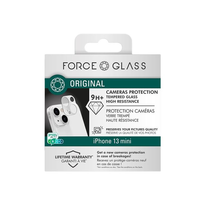 3571211468653-Force Glass Original  - protection d'écran caméra - verre trempé pour iPhone 13 Mini - -P_405117399_1-1