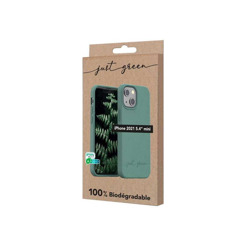 3571211463825-Just Green - coque de protection pour Iphone 13 Mini - vert-P_405117427_5-4