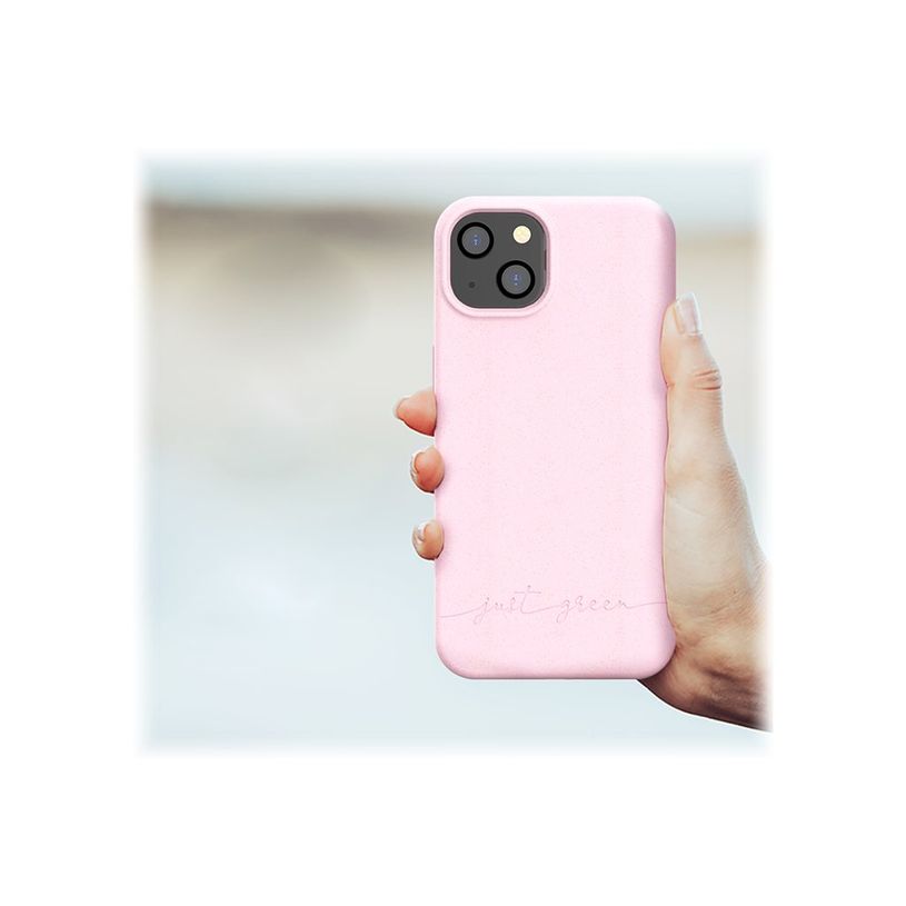 3571211463924-Just Green - coque de protection pour Iphone 13 - rose-P_405117433_4-3