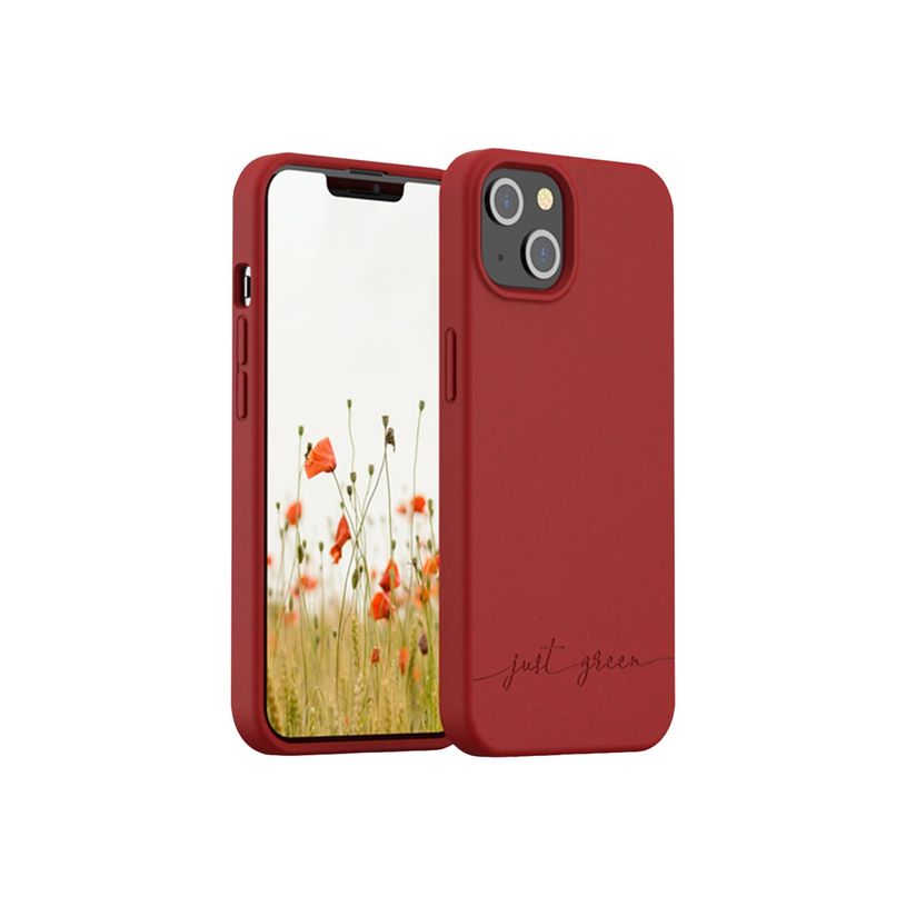 3571211463894-Just Green - coque de protection pour Iphone 13 - rouge-P_405117444_1-0