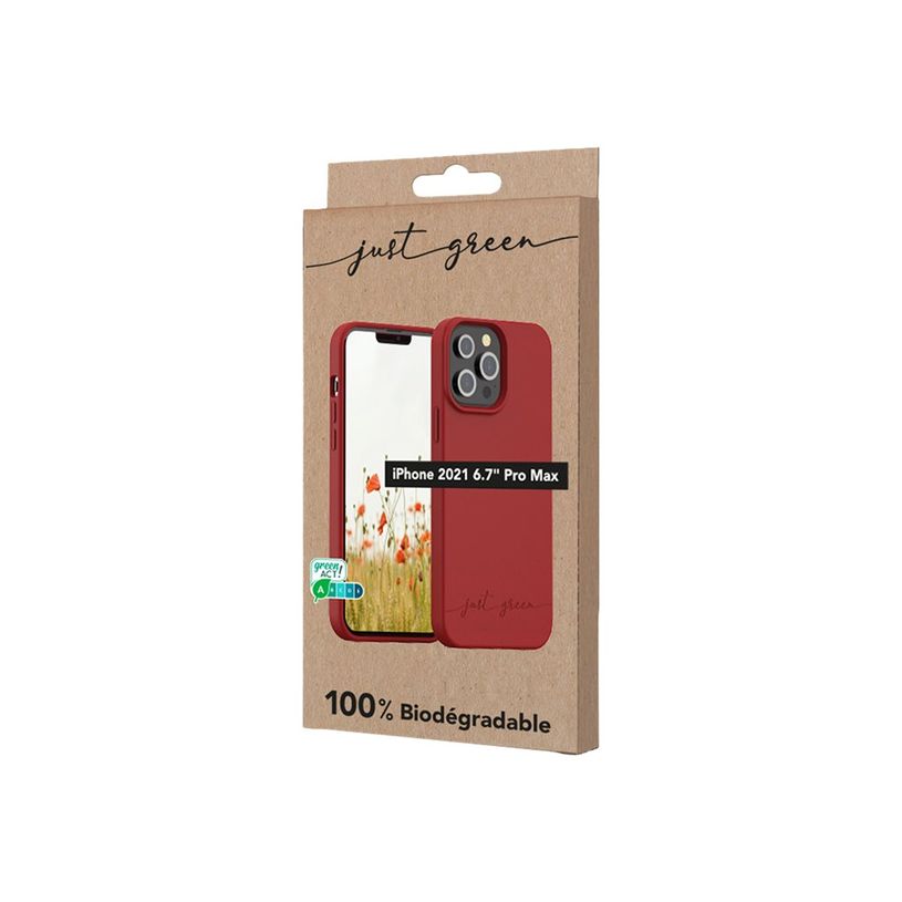 3571211463788-Just Green - coque de protection pour Iphone 13 Pro Max - rouge-P_405117448_5-4