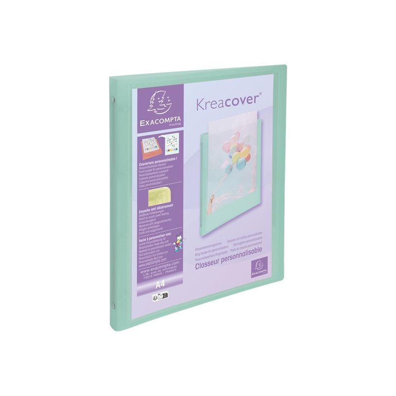 3130630512790-Exacompta Kreacover Pastel - Classeur 4 anneaux personnalisable - Dos 20 mm - A4 - pour 140 feuilles - dispo-P_405117484_11-10