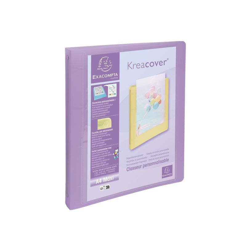 3130630517795-Exacompta Kréacover Pastel - Classeur à anneaux personnalisable - Dos 40 mm - A4 - pour 275 feuilles - disponi-P_405117485_9-8