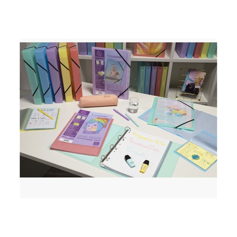3130630562795-Exacompta Kreacover Pastel - Trieur polypro 8 positions A4 personnalisable - avec 3 rabats - dis-P_405117491_1-4