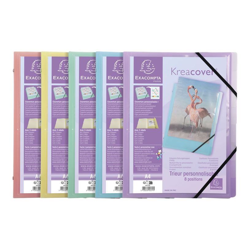3130630562795-Exacompta Kreacover Pastel - Trieur polypro 8 positions A4 personnalisable - avec 3 rabats - dis-P_405117491_9-6