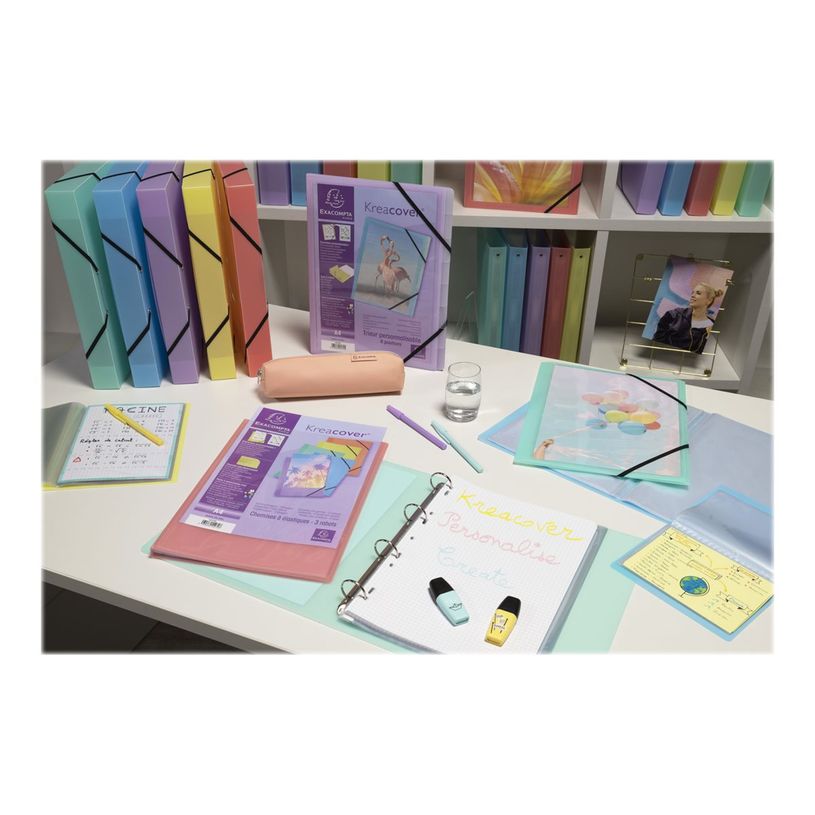 3130630058090-Exacompta Kreacover Pastel - Porte vues personnalisable - 40 vues - 11 x 15 cm - disponibl-P_405117497_7-6
