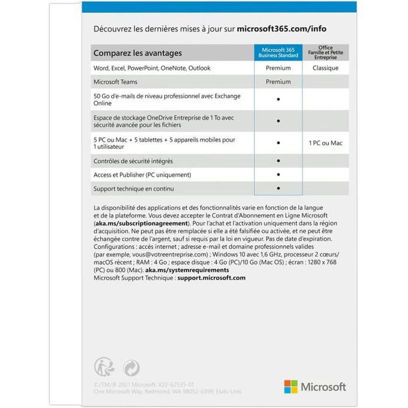 4251604110121-Microsoft 365 Business Standard - Code d'activation envoyé par email valable pour 1 appar-P_405117535_2-1
