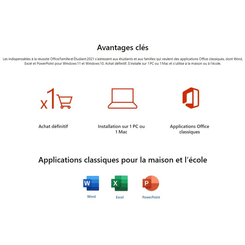 4251972904988-Microsoft Office Famille & Etudiant 2021 - Code d'activation envoyé par email valable pou-P_405117536_4-3