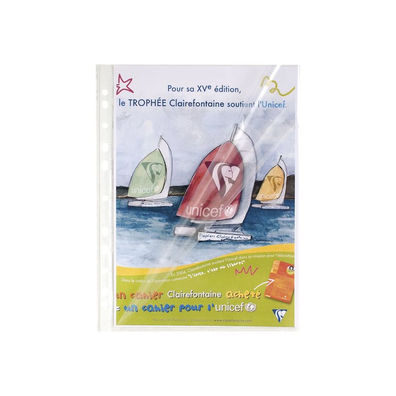 3130630058007-Exacompta - 100 Pochettes perforées - A4 - lisse 6/100 - ouverture 2 côtés-P_405117672_2-1