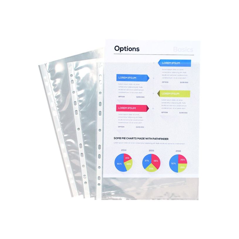 3130631050000-Exacompta - 100 Pochettes perforées - A4 - lisse 6/100-P_405117673_6-5