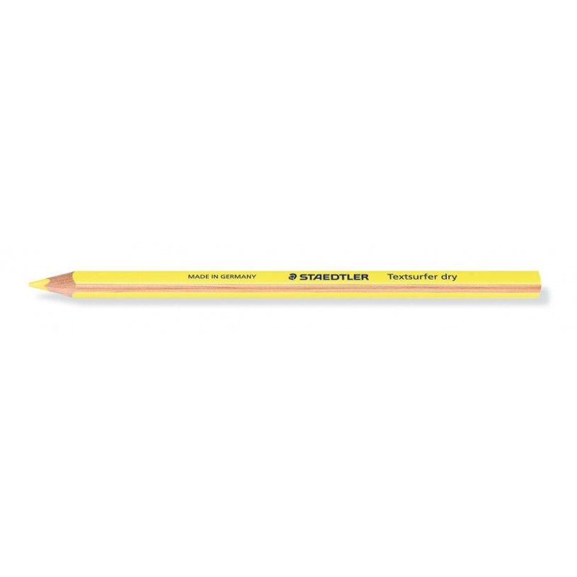 4007817109991-STAEDTLER Textsurfer dry - Crayon de couleur - cire - jaune fluo - 4 mm-P_405117719_1-0