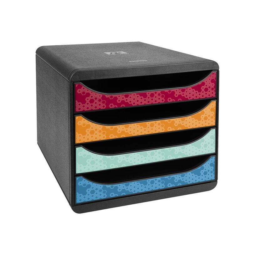 9002493430211-Exacompta MAÏA BigBox - Module de classement 4 tiroirs - arlequin/noir-P_405118129_2-1