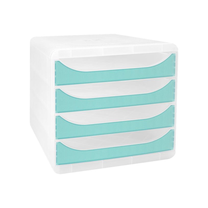 9002493424968-Exacompta Chromaline BigBox - Module de classement 4 tiroirs - turquoise transparent-P_405118133_2-1