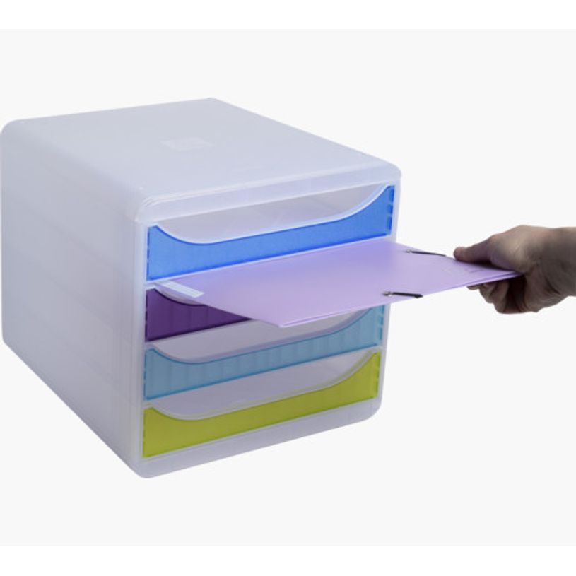 9002493424982-Exacompta Chromaline BigBox - Module de classement 4 tiroirs - arlequin-P_405118135_5-4