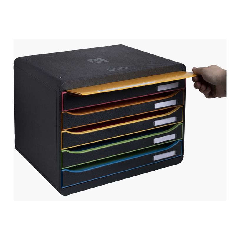 9002493430136-Exacompta BigBox Plus - Module de classement 5 tiroirs - noir-P_405118141_3-3