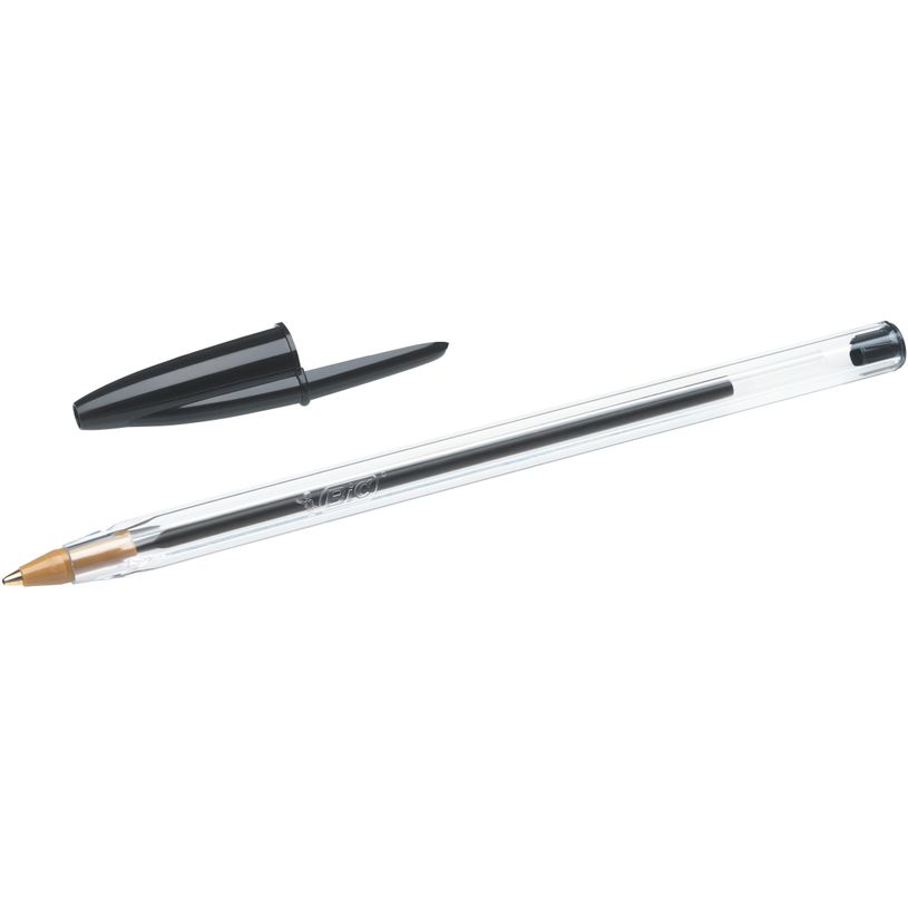 3086123702905-BIC Cristal - Pack de 8 Stylos à bille (6 bleus et 2 noirs) + 1 stylo 4 couleurs Shine-P_405118160_3-2