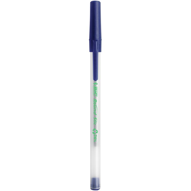 3086123702929-BIC ECOlutions ROUND STIC - Pack de 8 stylos à bille - bleu et noir-P_405118161_2-1