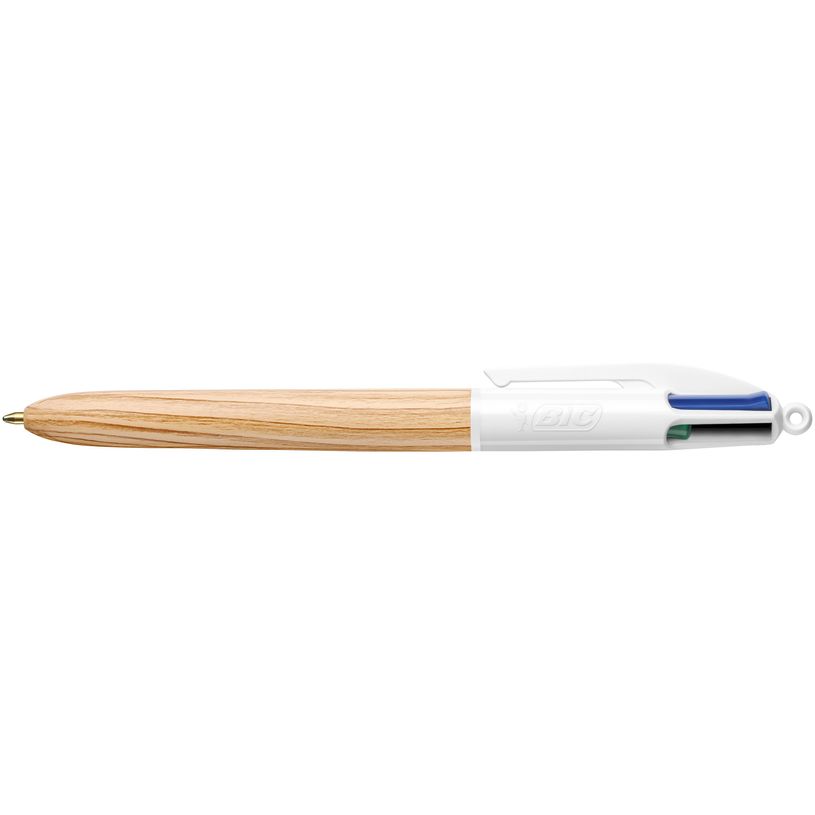 3086123694064-BIC 4 Couleurs Bois - Stylo à bille 4 couleurs effet bois - disponible dans différente-P_405118168_14-13