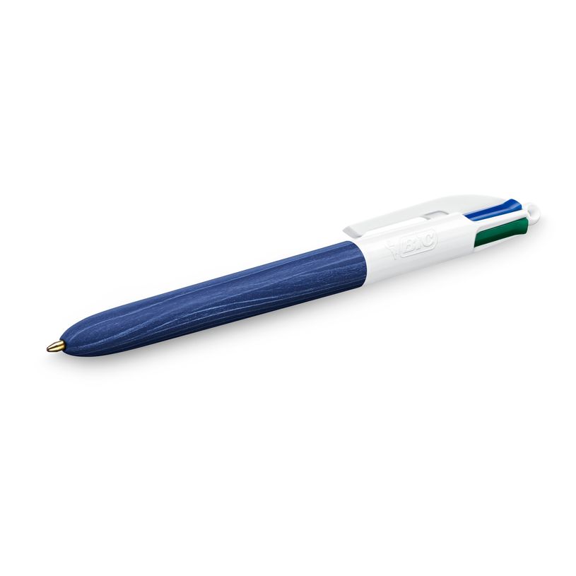 3086123694064-BIC 4 Couleurs Bois - Stylo à bille 4 couleurs effet bois - disponible dans différentes -P_405118168_9-8